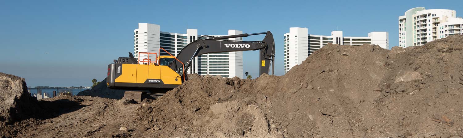 Excavation and clearing in Bradenton, FL.