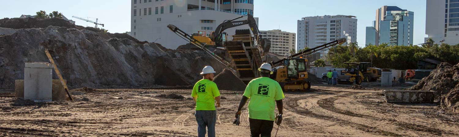 Excavation and clearing in Bradenton, FL.